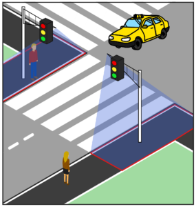 Paragraph on Traffic light and Zebra crossing