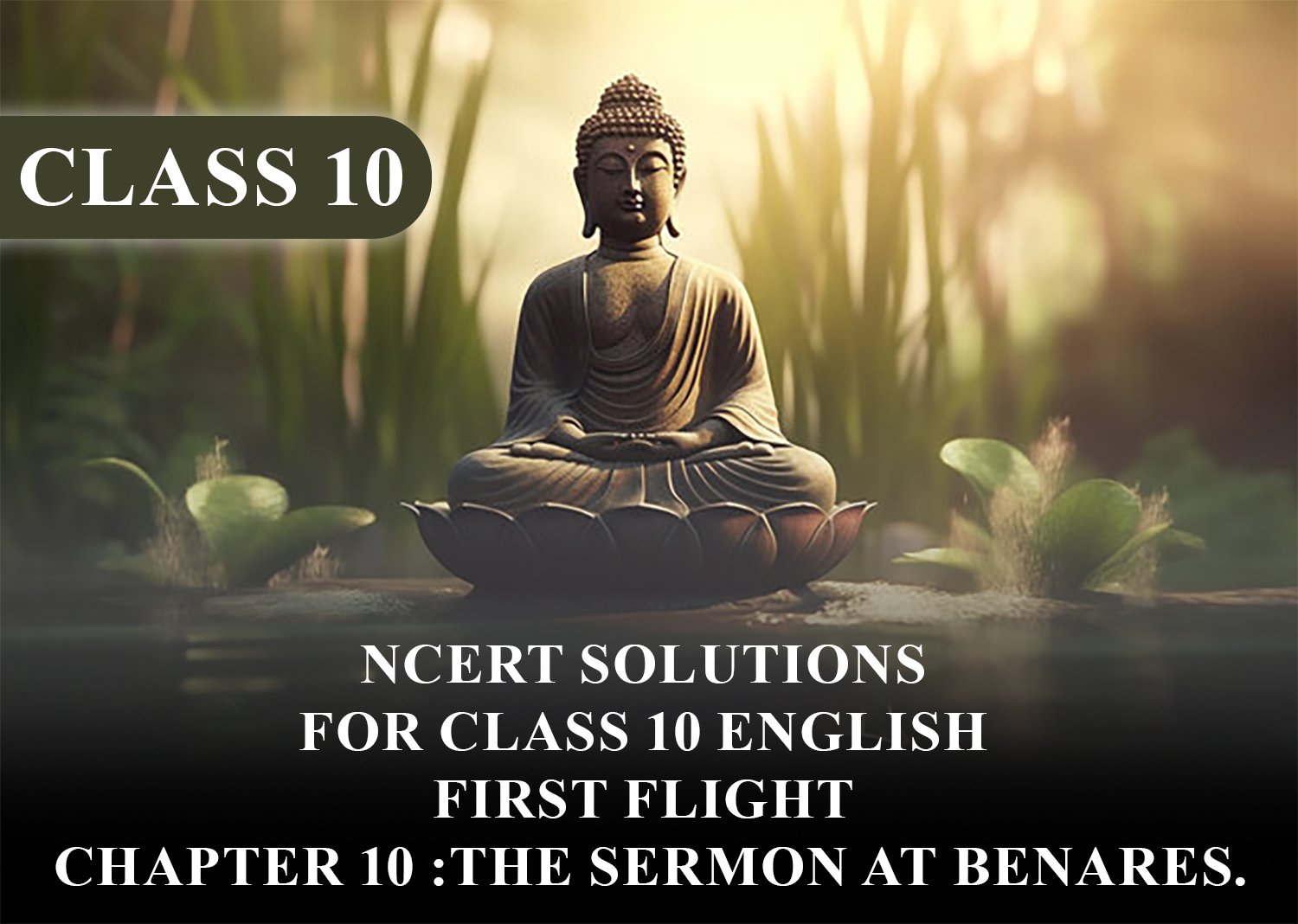 NCERT Solutions for Class 10 English First Flight Chapter 10 The Sermon at Benares.
