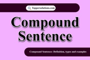 A compound sentence